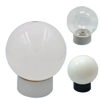 Hot selling 250mm wall light fitting PVC/glass lamp cover led garden light outdoor lamp shade