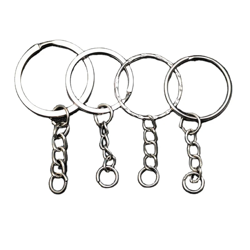 WHOLESALE LOT 50 KEY RINGS 24mm 1 Split Ring Heavy Duty Silver | UK
