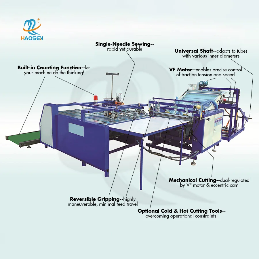 Zhejiang High Speed pp Rice Bag Production Line Rice 50kg Hdpe Woven Polypropylene Bag Making Cutting Sewing Printing Machine