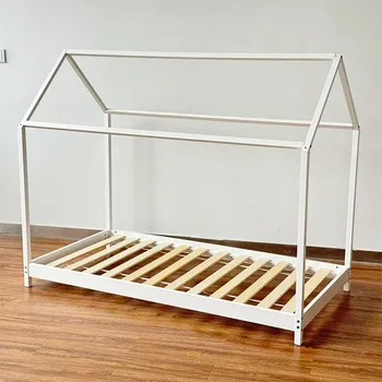 In Stock Home Co Sleeper Children White Toddler Floor Bed Montessori Kids House Bed Toddler Bed