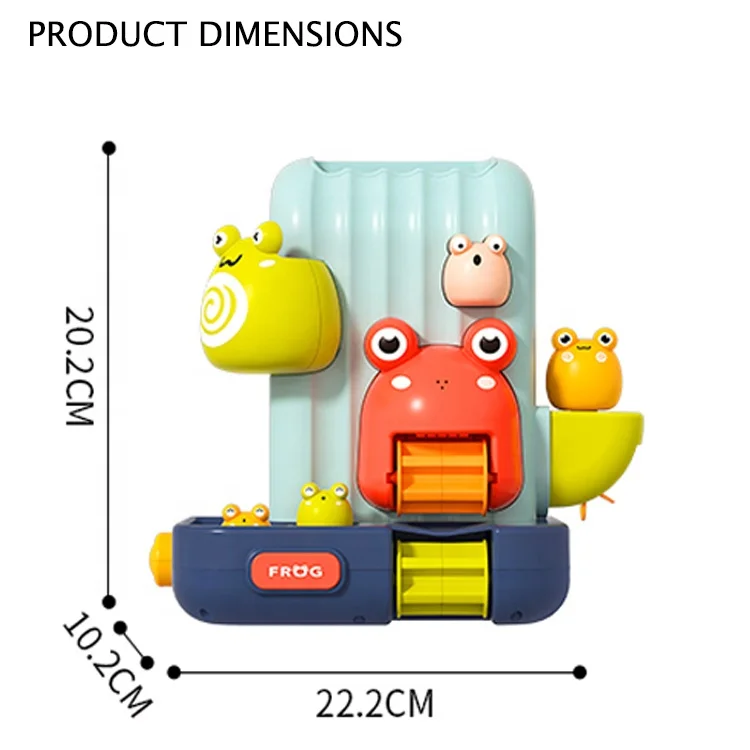 parent children interaction water spray frog bath toys creative cartoon bath set