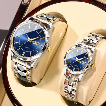 Custom Bracelets Logo Quartz Watches Wholesale Top Brand Waterproof Luxury Lover Wrist Watch 2024 Couple Watch for Man and Women