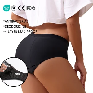 Hygieia Women Eco-certified Cotton Leak-proof Menstrual Period Panties Washable Period Proof Underwear for Swimming