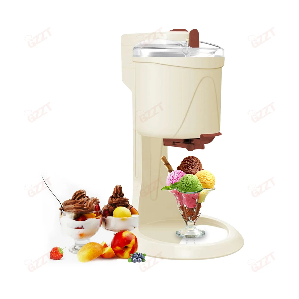 Home Small Homemade Mini Ice Cream Machine Children Ice Cream Machine Automatic Yogurt Ice Cream Machine
