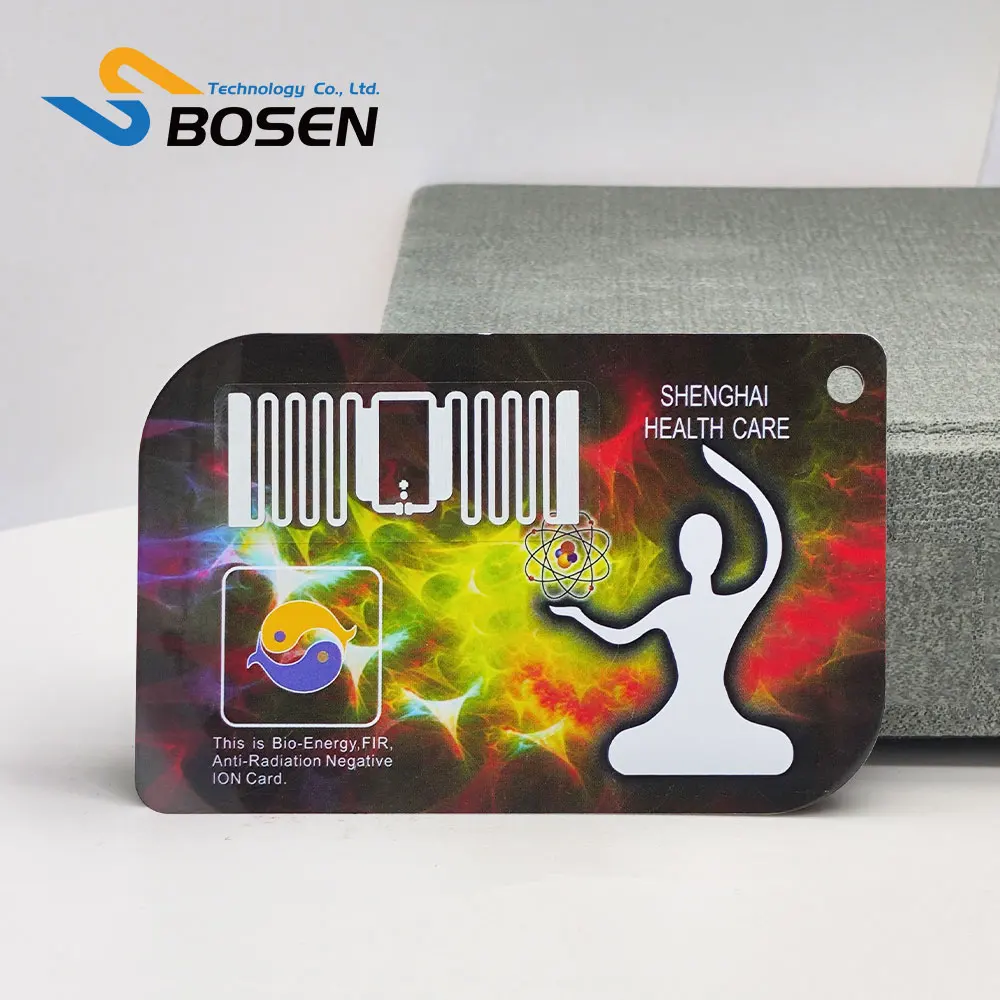 Terahertz Technology Anti Radiation Bio Around 10000cc Negative Ion Energy Saving Card