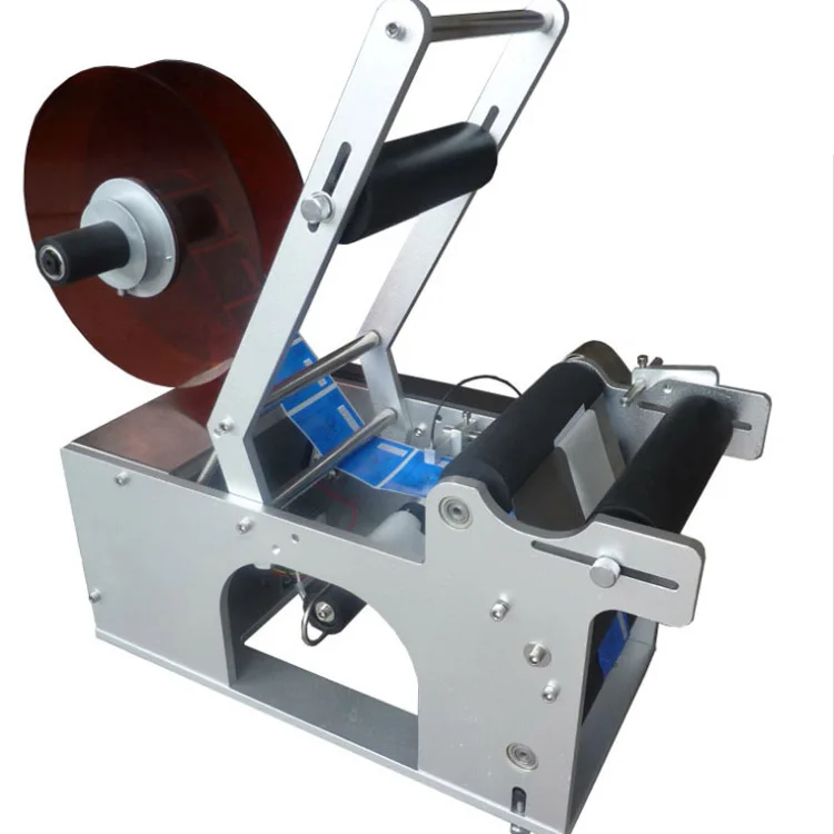 MT-50 ручной маленький круглый овальной формы для этикетирования бутылок для стеклянных бутылок