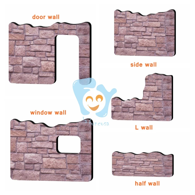 Надувные настенные бункеры для пейнтбола 2 м x 0 3 1