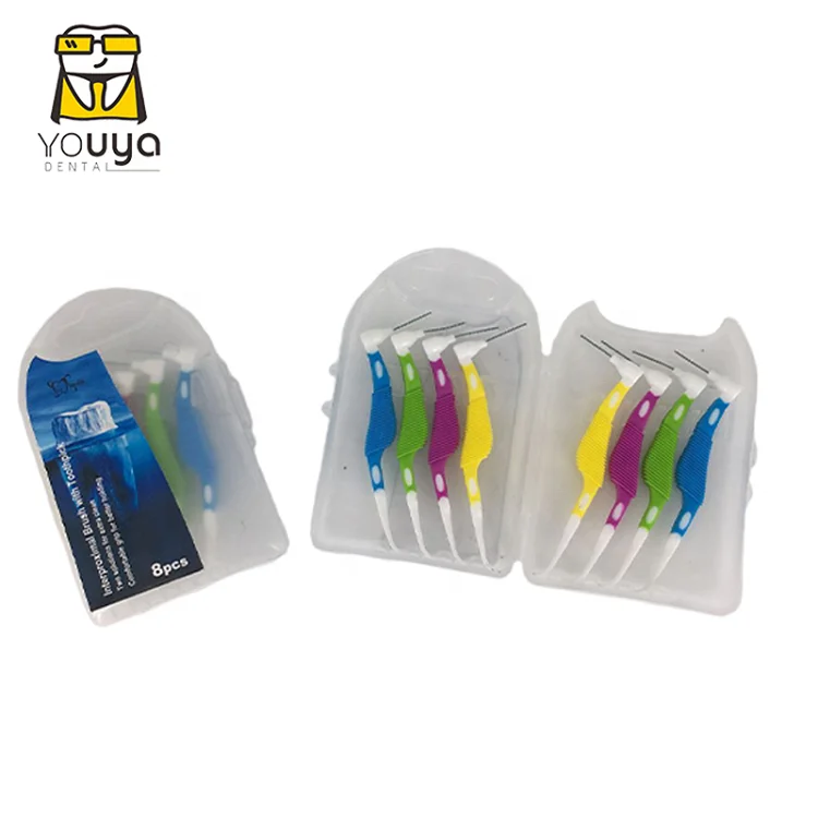 Высококачественная одноразовая межзубная щетка, межзубная щетка для ухода за зубами