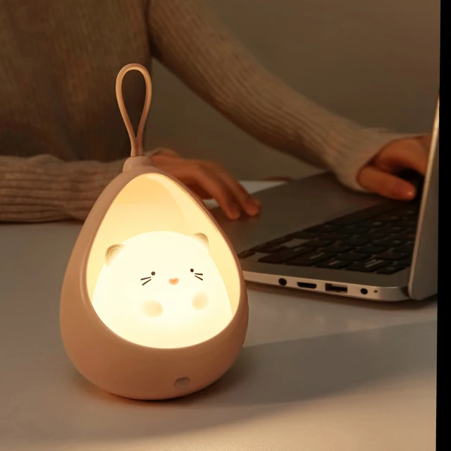 Factory Hot Selling Design Soft Touch Sensor Wall Wholesale Cute Lighting Lamp Silicone Animal Led Night Light