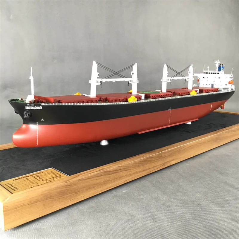 【A】O.A.S Customized 100cm Bulk Cargo Ship Model Factory Shipping Workmanship Gift Model for Christmas or Father's Day