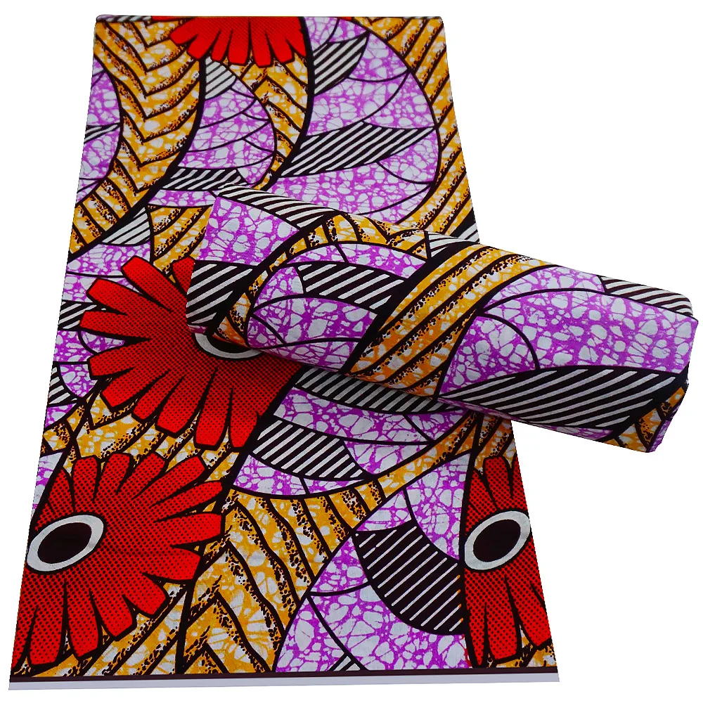 African Ankara cotton Fabric High Quality 100% Authentic 100 cm X 20 cm 