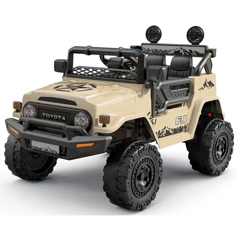 な*お様 FJ40子供用電動自動車 FJクルーザー トヨタFJクルーザー公式ライセンス取得済み、子供用電動乗用車（2人