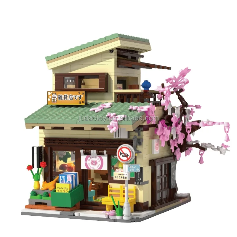 家具 yuzuki Cada C66014 LED City Japanese Style House Architecture Bricks