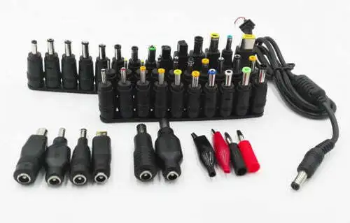 44pcs Universal DC Power Supply Adapter Connector Plug Power Adapter