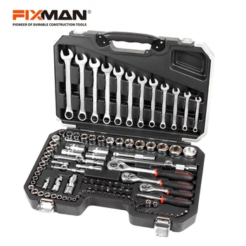 111-PCS 1/2" & 1/4" & 3/8" DR. Socket Set Car Repair Tool Set Best Value Tools Hand Set