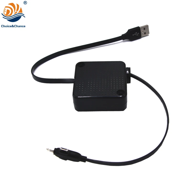 one way USB/Type-C power supplies retractable
