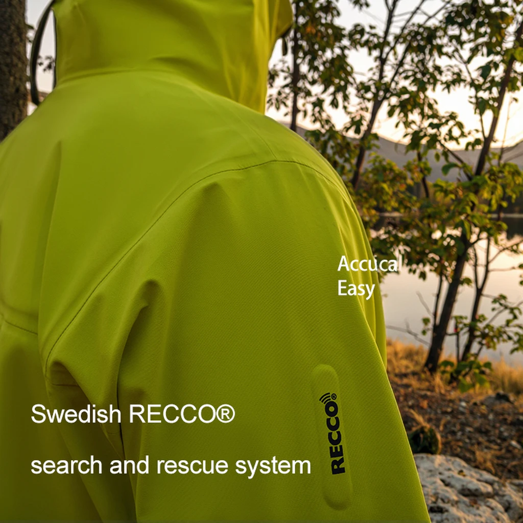 PELLIOT Hard Shell Jacket Mountaineering Unisex Waterproof Jacket Stand Zipper Jacket 2025 New Upgraded RECCO Rainproof Outdoor