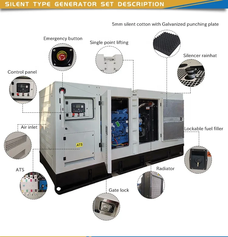 60hz Diesel Generators in Philippines Price 100KVA 120KVA 150KVA Generator Silent Firman Genset in Stock Fast Delivery