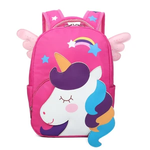 Custom Mini unicorn Mochilas Teenager Children Kids Girl School Bags Backpack