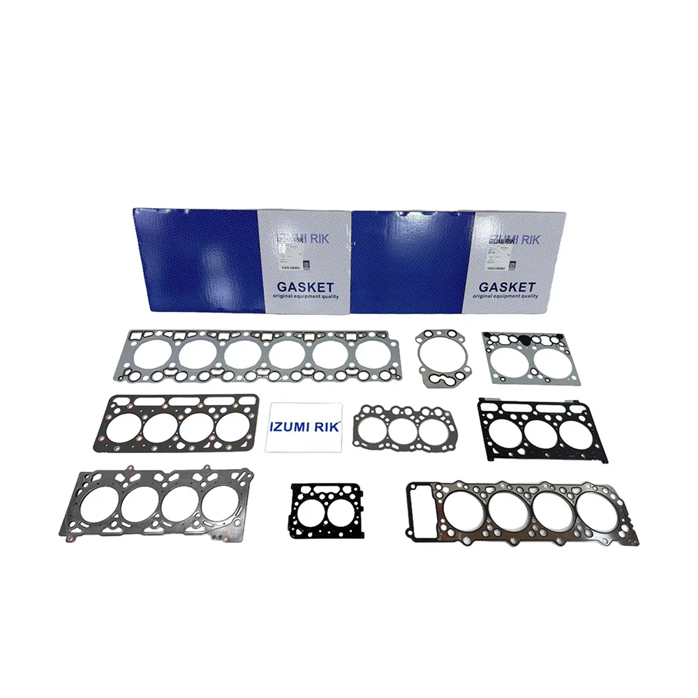 Replacement Engine Parts IZUMI RIK 3TNV84 3TNV84L 3TNV86 Cylinder Head Gasket for Yanmar