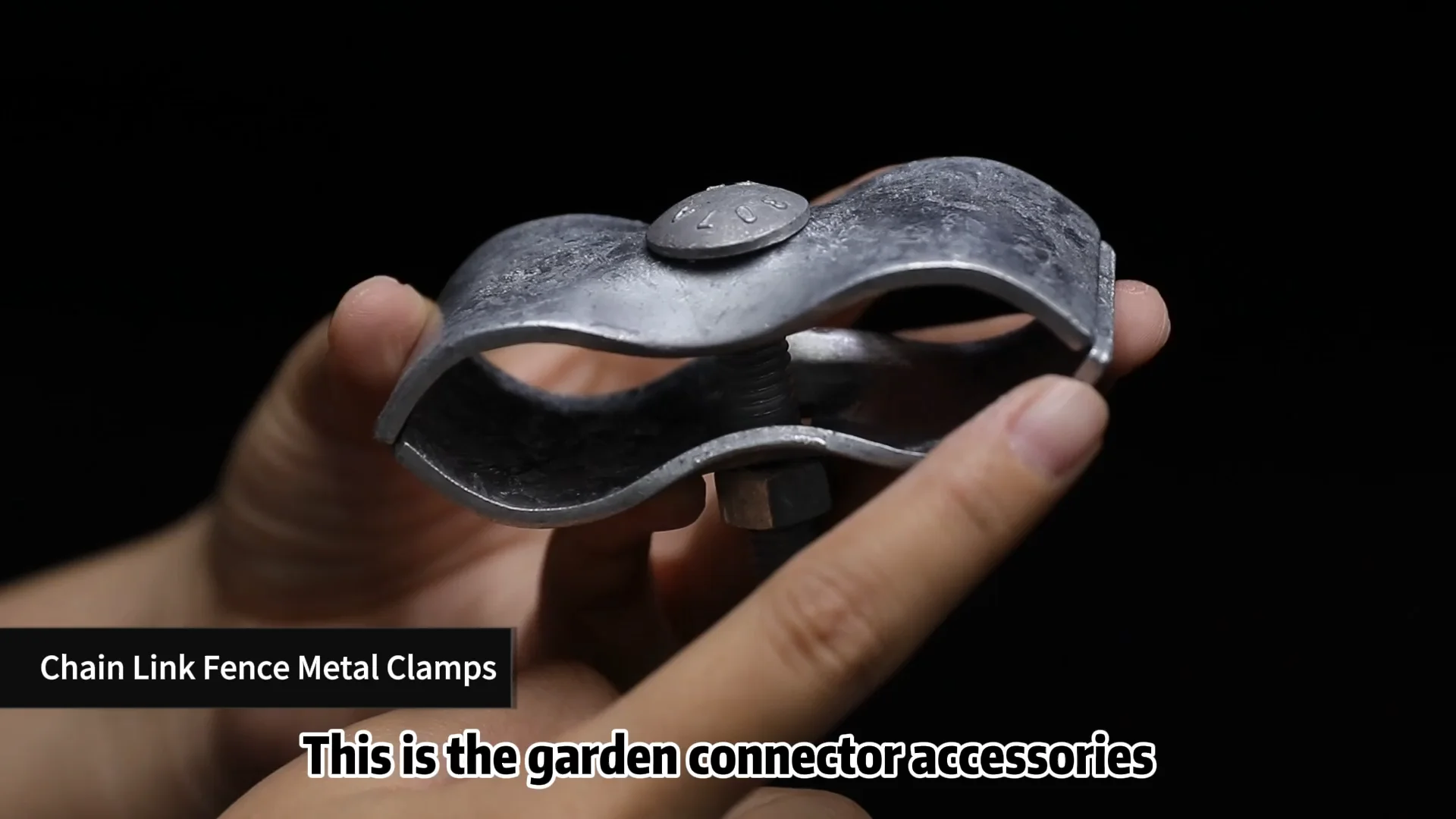 Chain Link Fence Hardware Rail End Tension Brace Band Post Cap