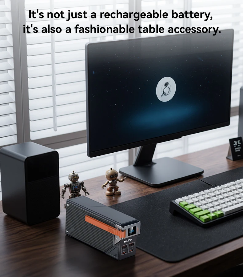 Yesido YP62 30000mAh PD 20W + SCP 22.5W Fast Charging Multi-port Design High-definition Large Screen Power Bank