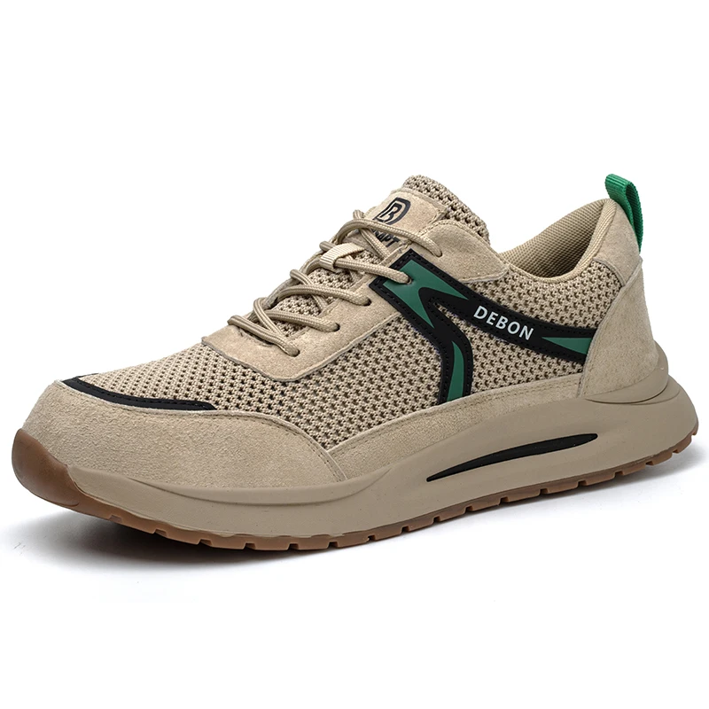 Men's Safety Shoes with Steel Toe Cap, Comfortable Puncture Proof Work  Shoes for Men, Indestructible Safety Sneakers
