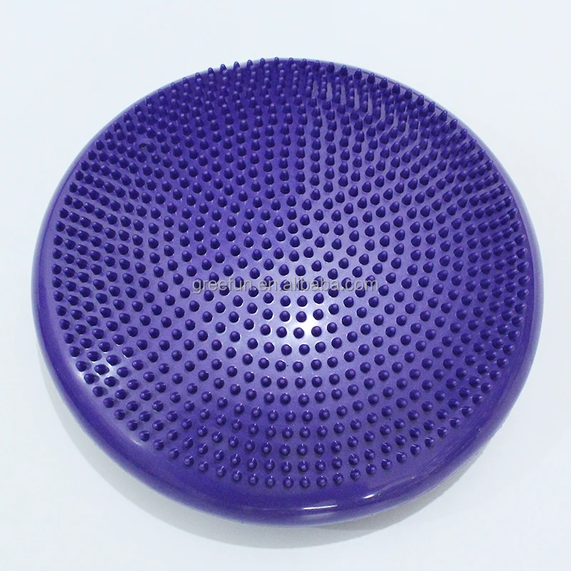 Inflated Stability Wobble Cushion,Extra Thick Core Balance Disc Mat