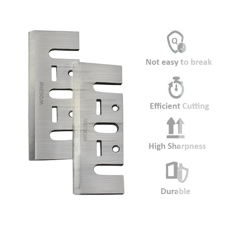 WISDOM Power Tools Spare Parts 1900B Planer Blade HSS/TCT 82x29x3mm Planer Knife for Electric Planer