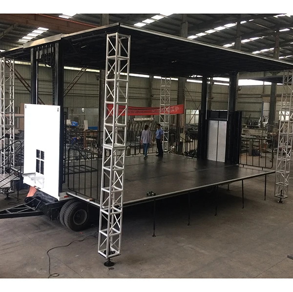 9m Aluminum Mobile Concert Event Staging Portable Stage Trailer for Sale