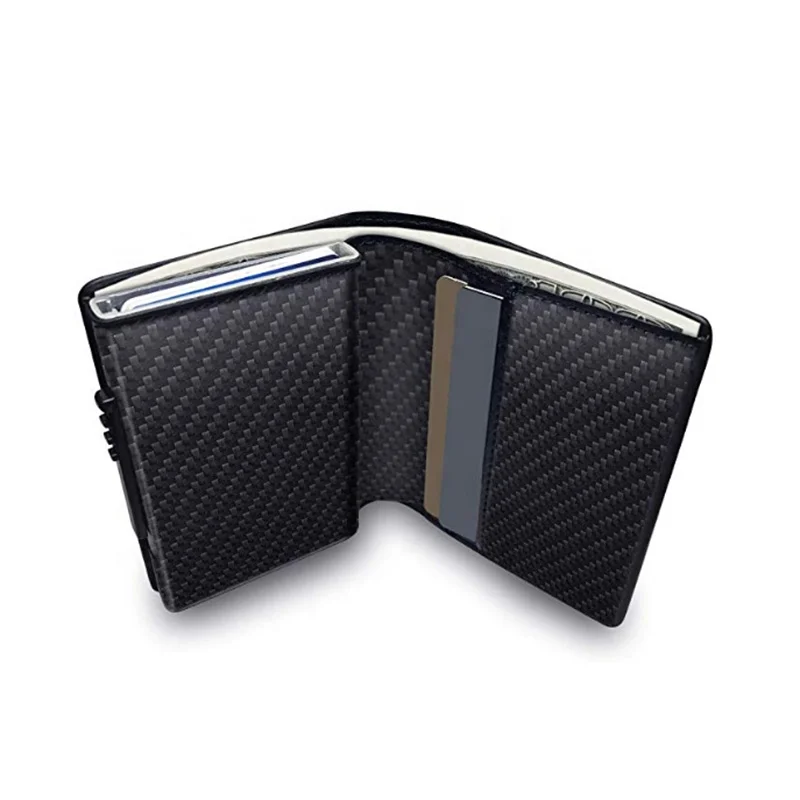 Buy wowobjects® Carbon Fiber Credit Card Holder with Metal