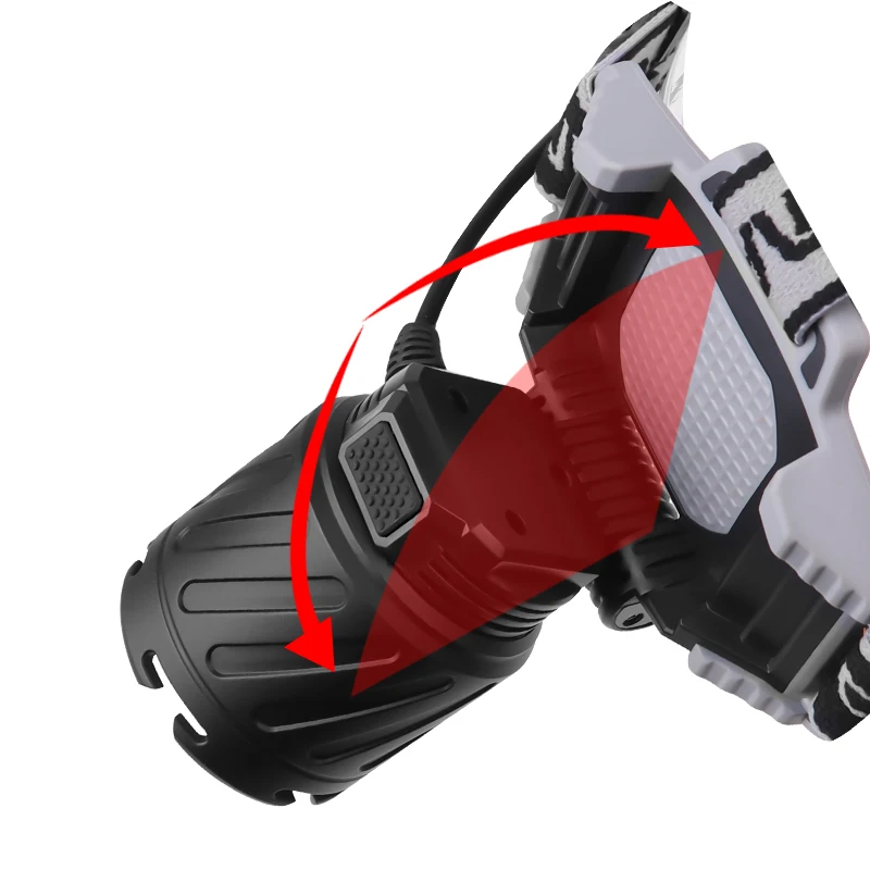 Xhp99 Шахтерская защитная каска лампа Головной фонарь светодио дный налобный фонари с аккумулятором аккумулятор фонарик без