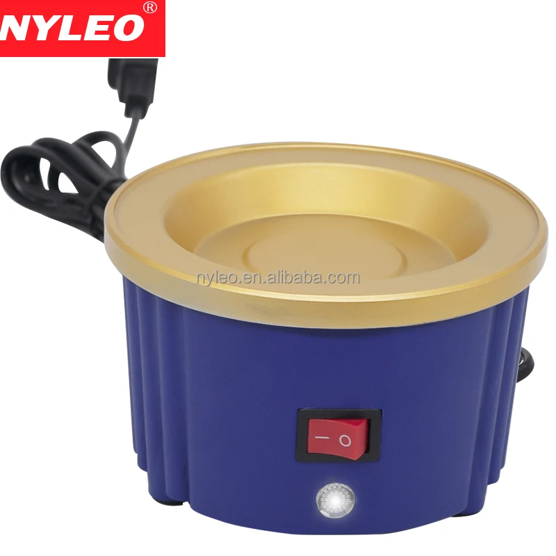 Hot Melt Glue Pot Glue Grains Melting Pot For Hair Extensions Blue