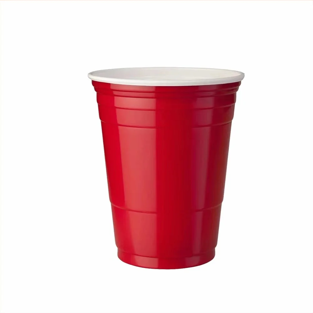 Wholesale Customized Branded Logo Reusable 16 Oz Plastic Disposable PP Cups  Custom Beerpong Set Beer Pong Party Cups Red Cup - China Plastic Cup and  Cup price