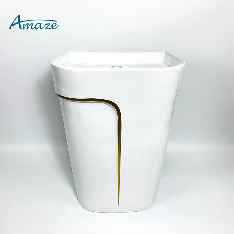 Ceramic sanitary ware art basin New design washbasin sink Bathroom washbasin wall hung basin