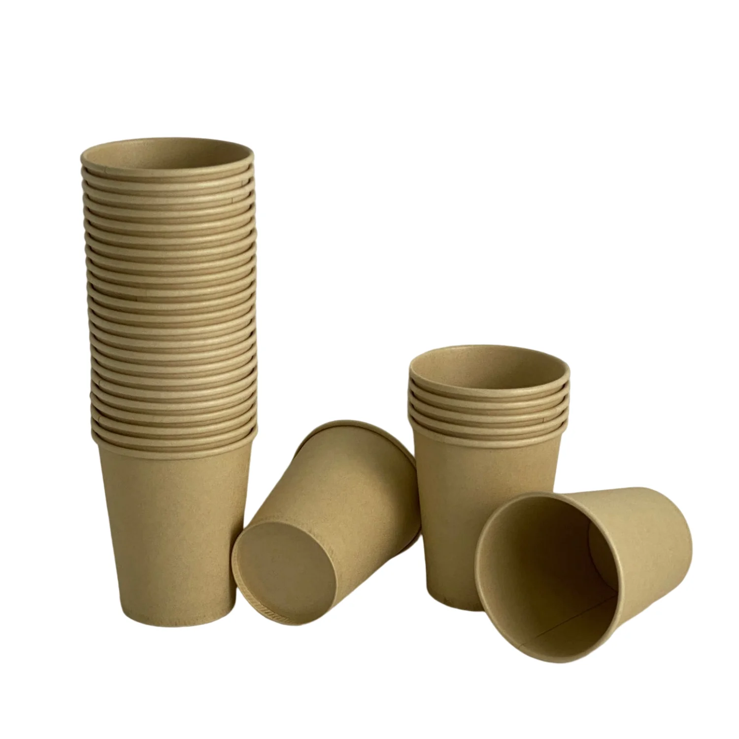 Plastic Free Paper Cup No Coating Cup Custom Printing Paper Cups - Buy ...