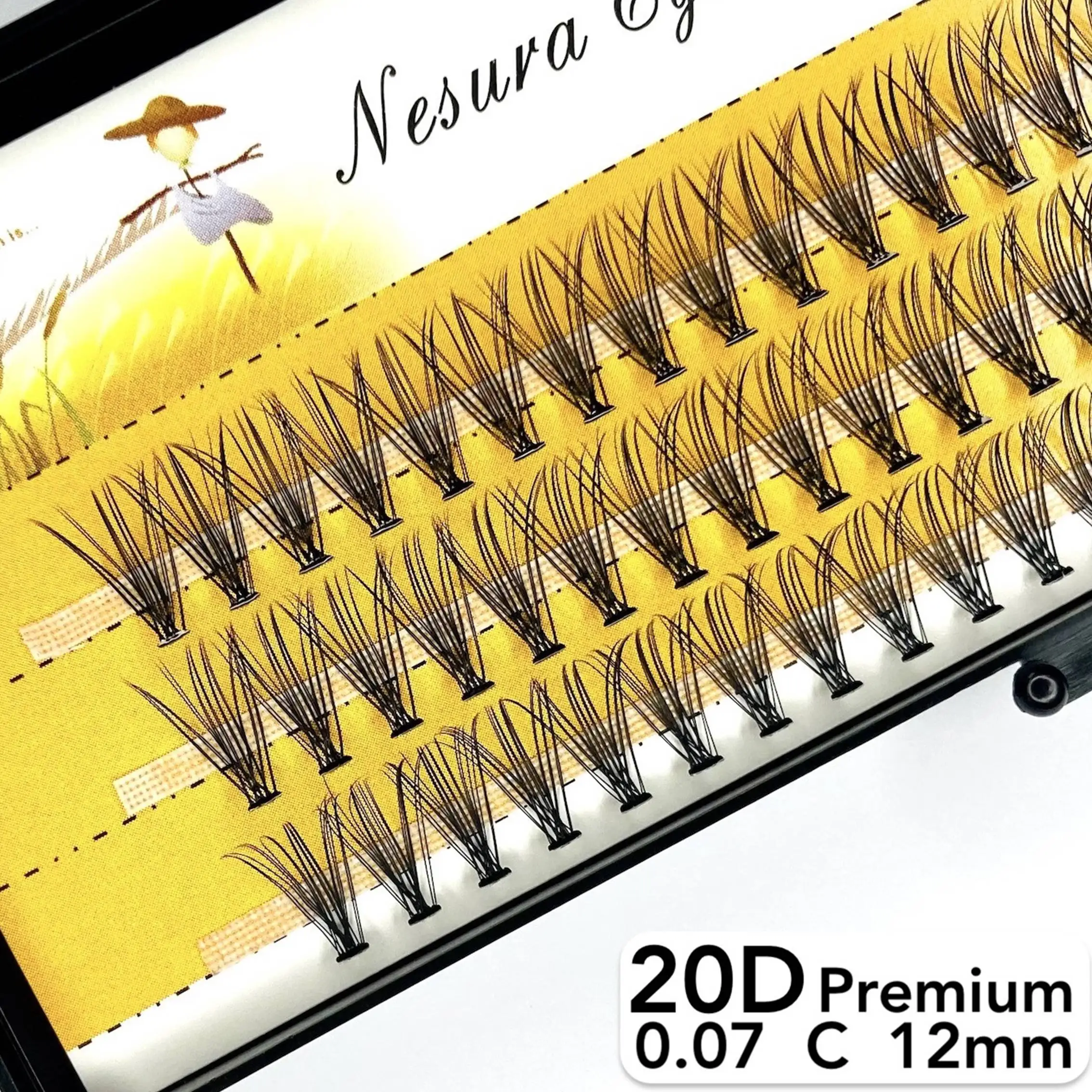 Pestaas Faux Mink 20d 30d Diy Lashes Extension Premade Fans Individual