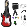Chitarra elettrica rossa con set amplificatore da 5 W