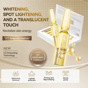 377 Ampoule Niacinamide Arbutin Sodium Hyaluronate Glycerin Anti-Aging Liquid Peptide Serum Anti-Wrinkle Freckle Removal