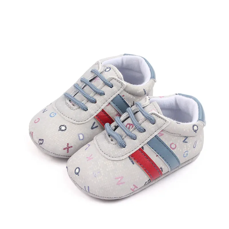 Hot Selling Spring& Autumn First Walking Prewalker Unisex Baby Toddler Shoes for Boys and Girls manufacture