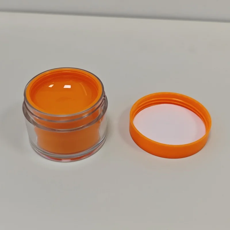 Factory Refillable PET Cream Cosmetic Packaging Jar Matte Cap 10g 30g 50g Cream Jar Container