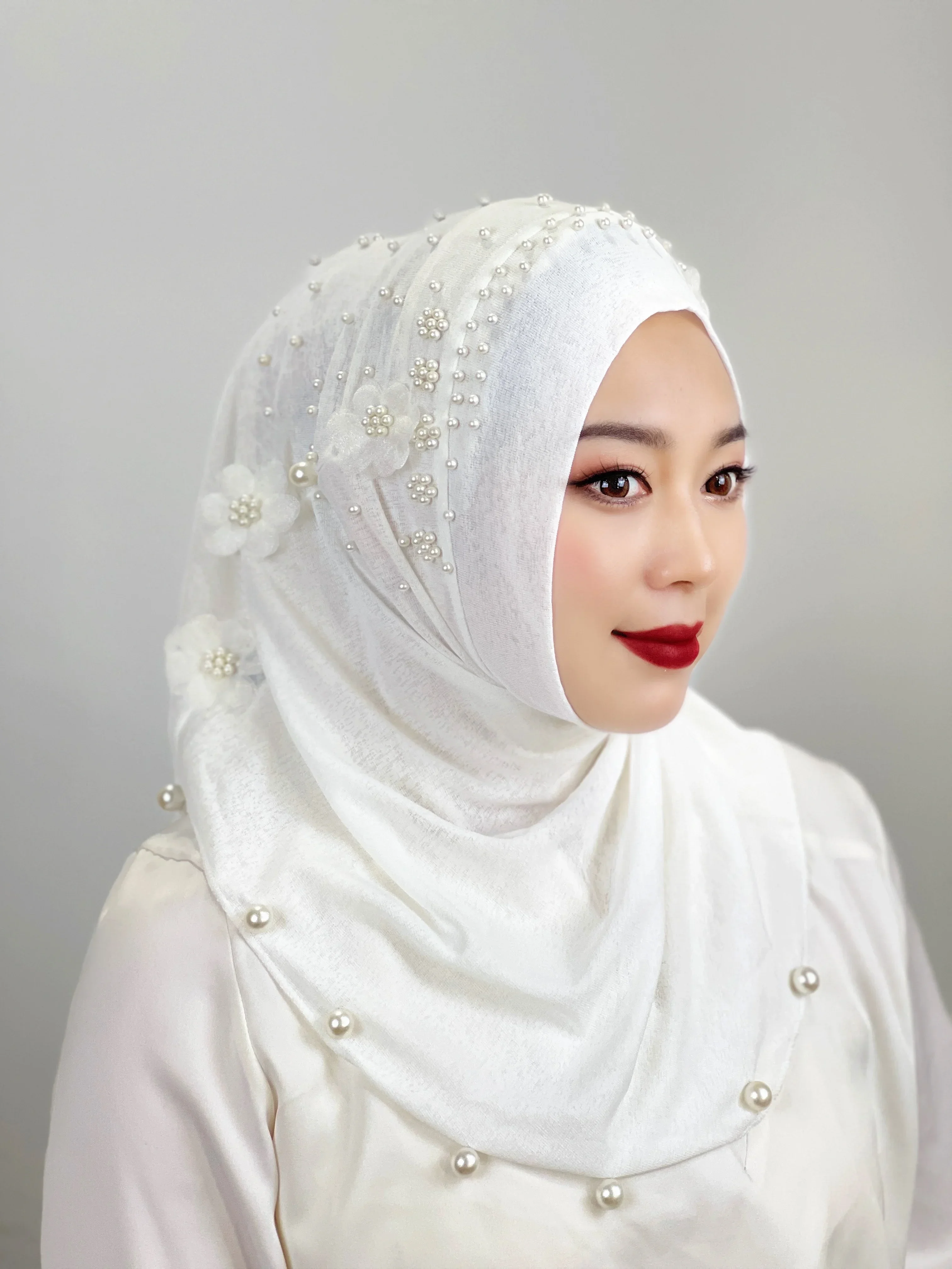 RUIXIA Hijab à Enfiler Foulard Islamique Turban - Châle Musulman Léger Et Confortable - Plusieurs Couleurs