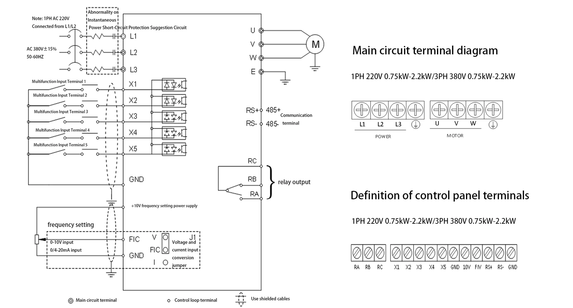 Hvls Controller Vfd 1.5KW 2.2KW HVLS Fan Drives Industrial Ceiling Fan Speed Controller VFD ...