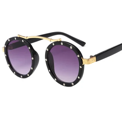 designer circle glasses