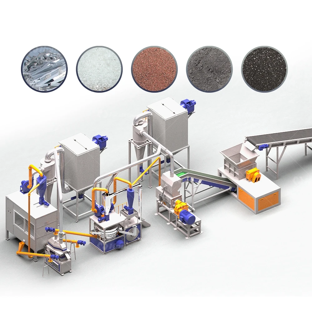 Automatic Solar Panel Recycling Production Line Solar Cell Breaks Recycling Solar Panel Recycling Machine Circuit Board