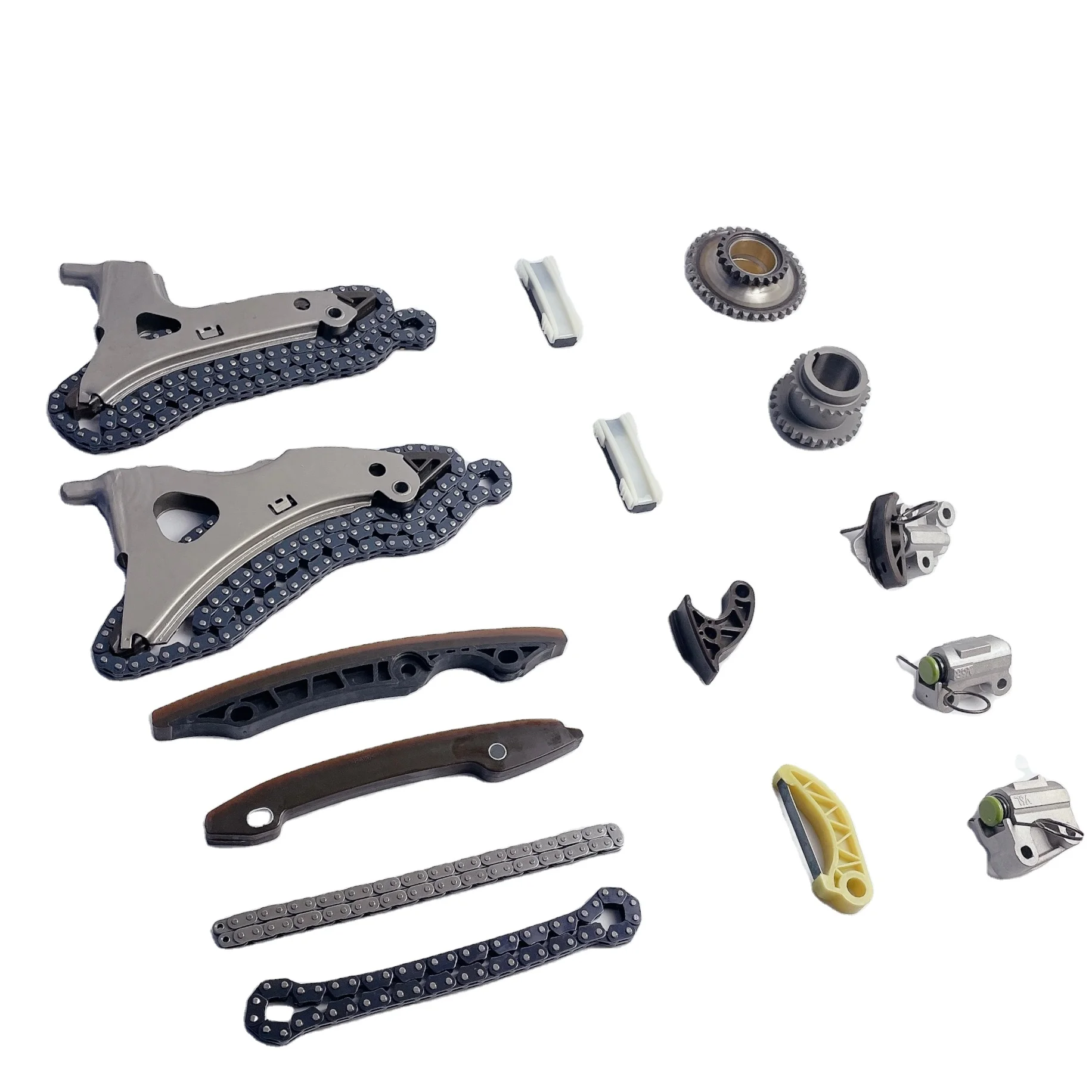 KUSIMA 15pcs Timing Chain Tensioner Rail Kit For Mercedes Benz 