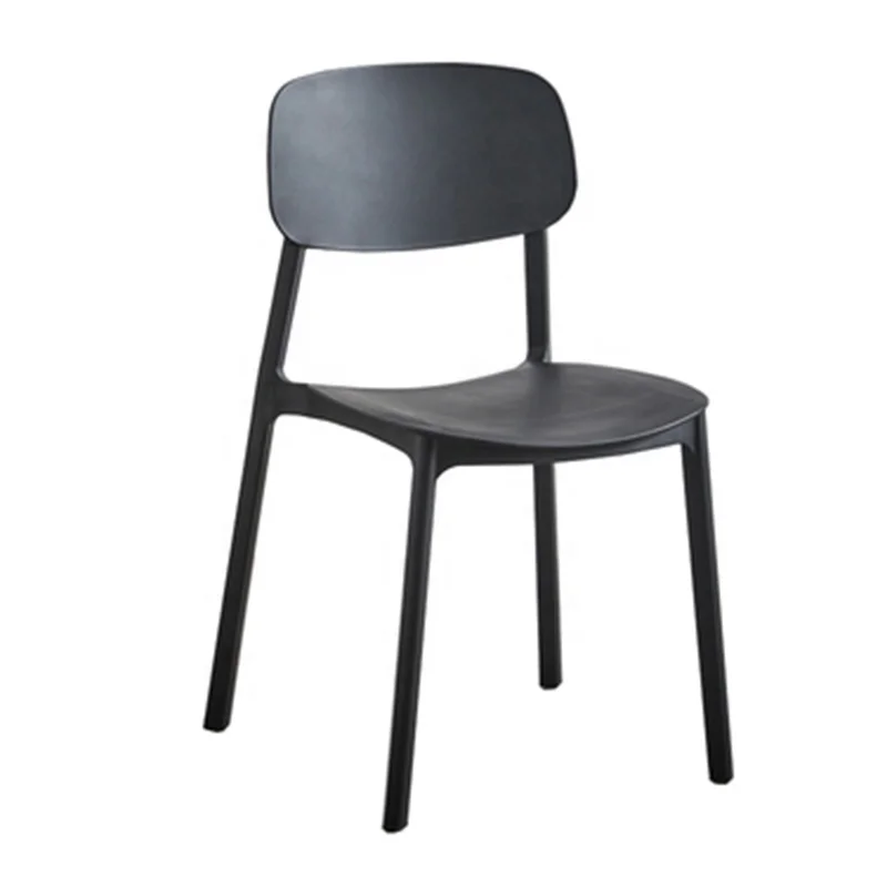 Modern Cheap Stackable Black Plastic Restaurant Dining Chair Buy