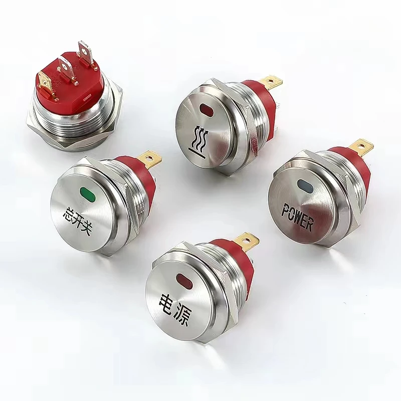 22mm Metal Push Button Momentary Latching Switch LA160-22A9... 22mm Metal Push Button Momentary Latching Switch LA160-22A9...