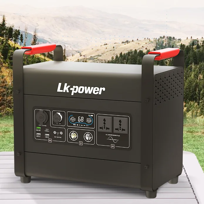 Lithium Battery Backup Portable Power Station 1920wh Rechargeable Generator with 3000 Watt AC Inverter