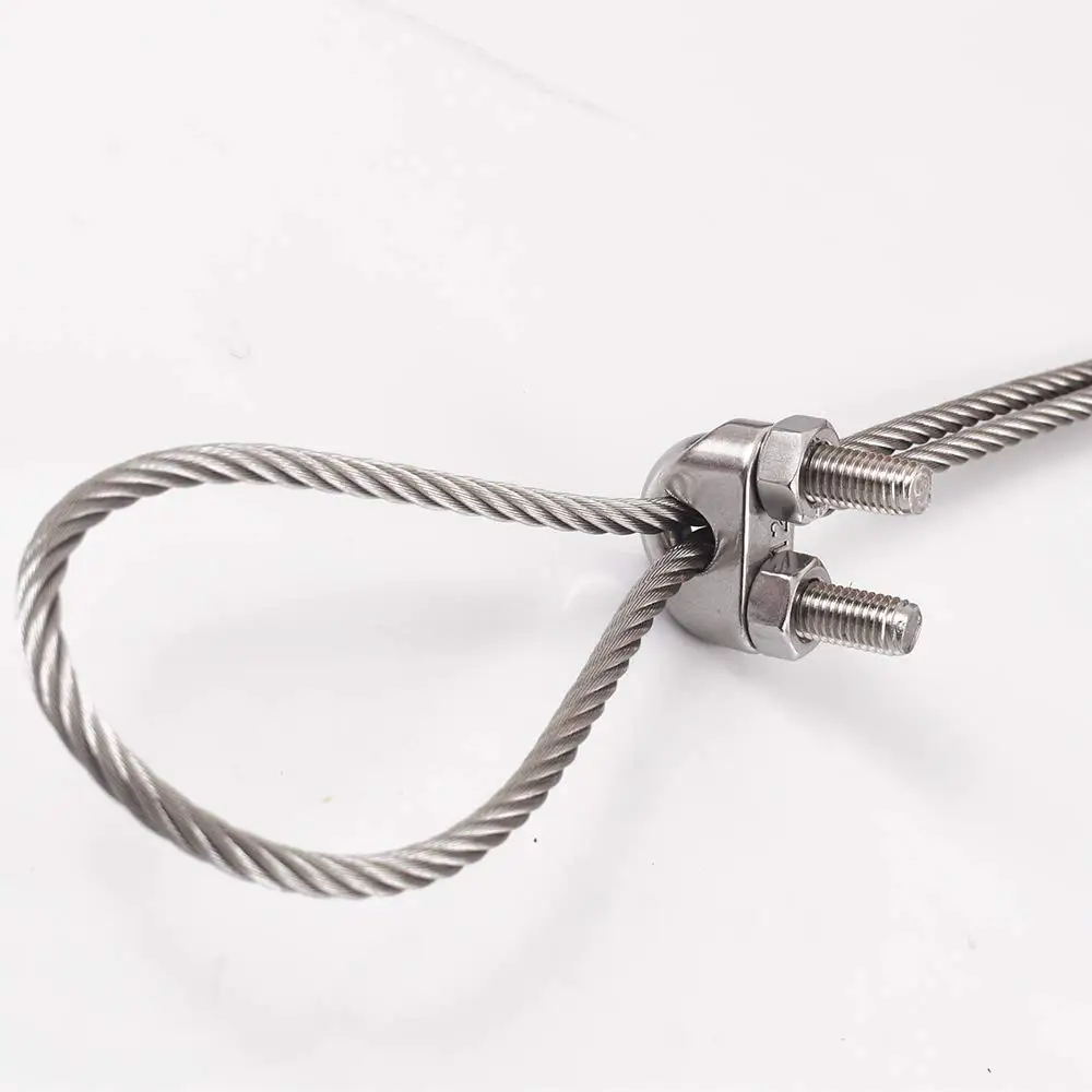 US Type Malleable Stainless Steel Wire Rope Clips - UU LIFTING